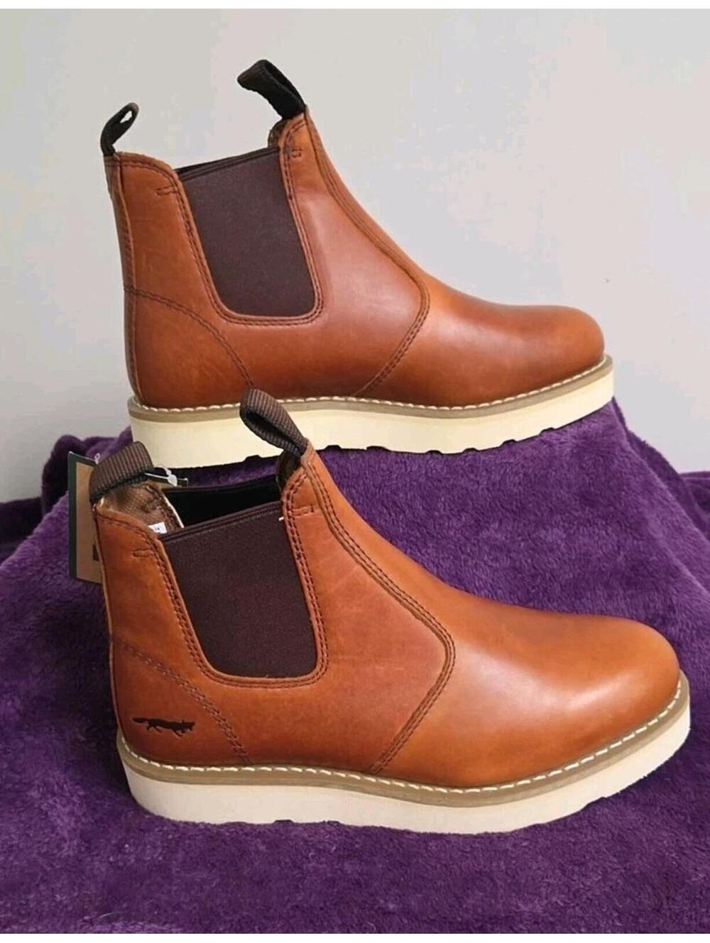 Men's Golden Fox 6" Romeo Wedge Pro Work Boots Oil Resistant Size 7.5 MSRP $150